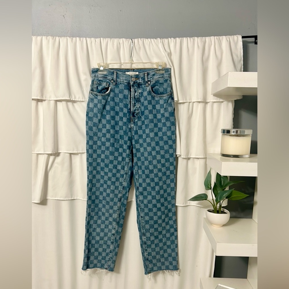 Pacsun high waisted checkered jeans